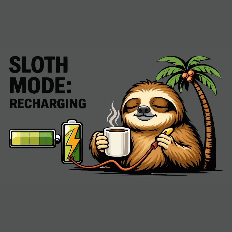 Sloth Mode Recharging Coffee