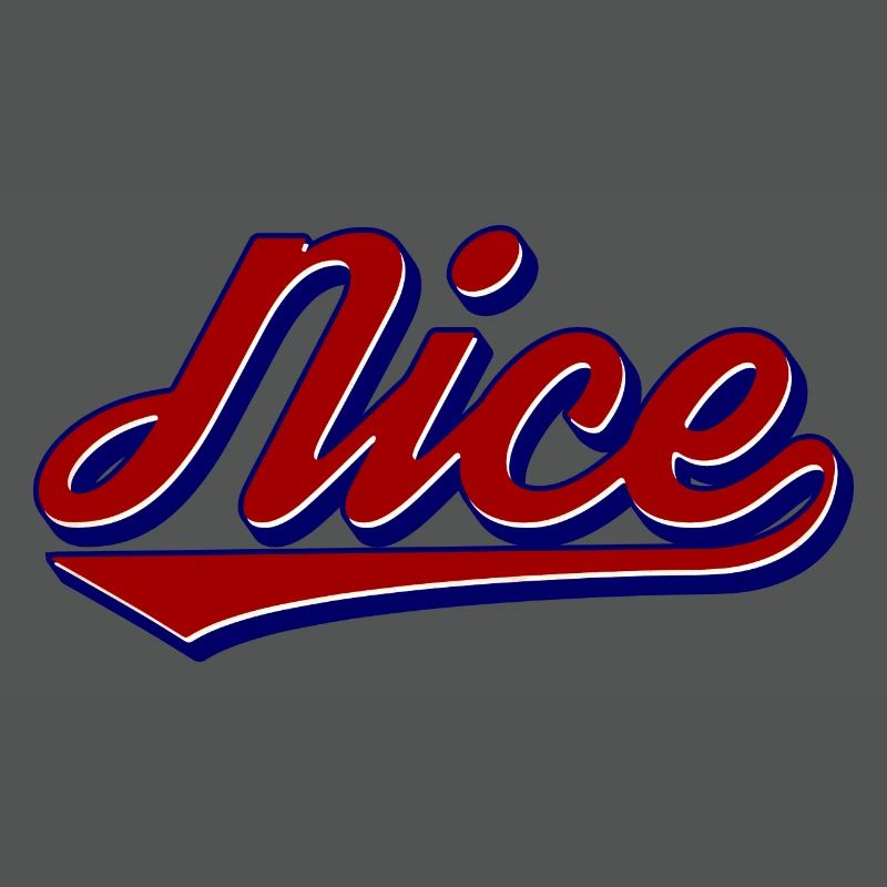 Nice Script Retro Logo Style