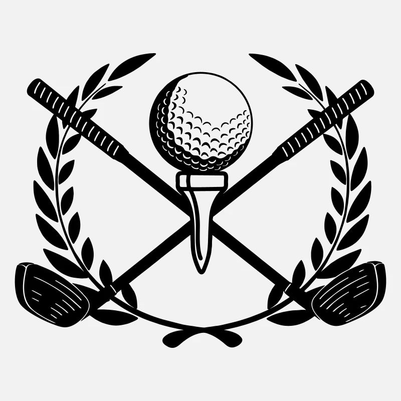 Golfin laurel wreath