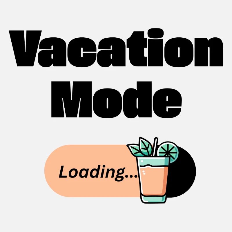 Vacation Mode On – Mai Tai with Loading Bar (Dark)