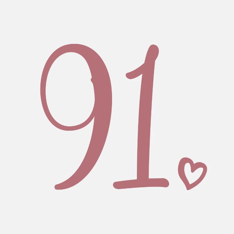 Mignon numéro 91, 91 ans, cadeau de 91e anniversaire