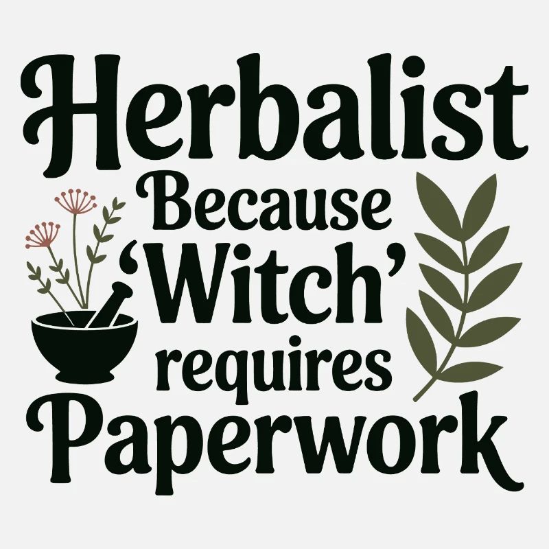 Herbalist Because Witch Requires Paperwork