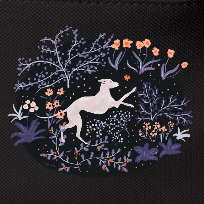 Windhund im Traumwald