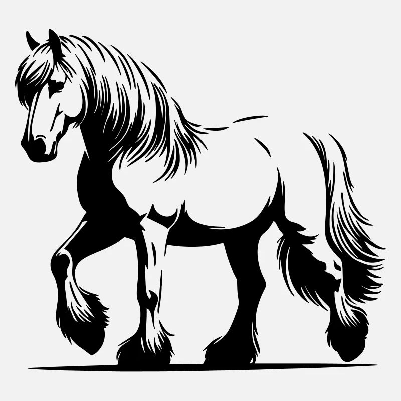 Pferd Haflinger