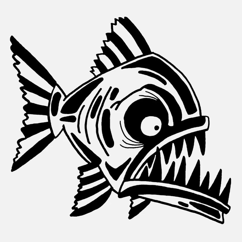 Carnivorous black fish
