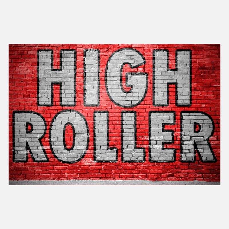 Graffiti mural en briques High Roller