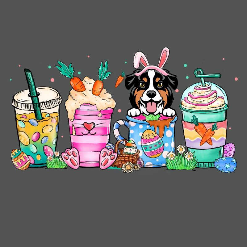 Hund Kaffee Ostern australiansheperd 4500x5400Austr