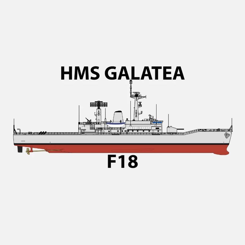 HMS GALATEA - LEANDER ORIG