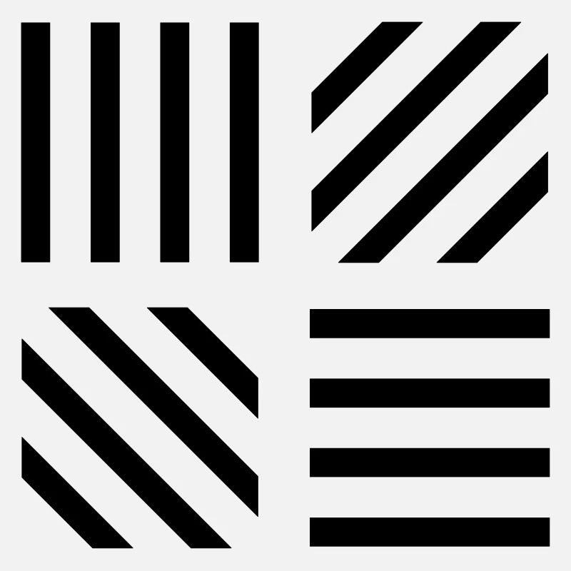 graphic stripe pattern