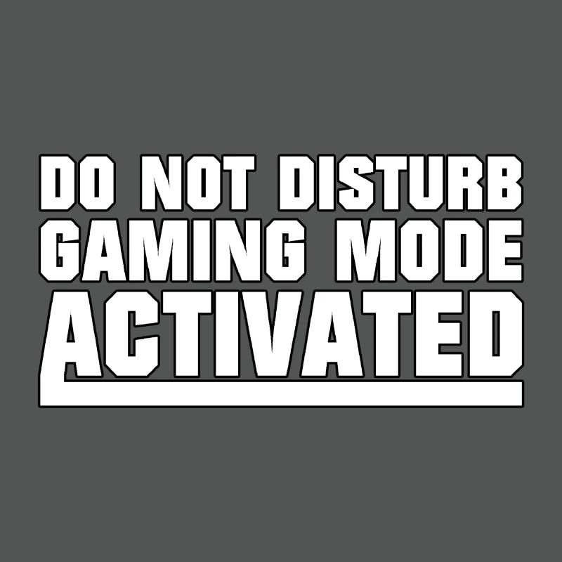 Ne pas déranger le mode de jeu activé