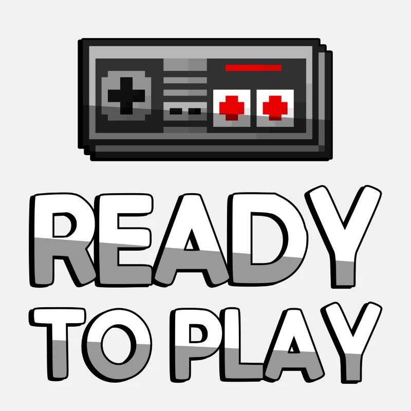 READY TO PLAY + NES Controller - Gaming