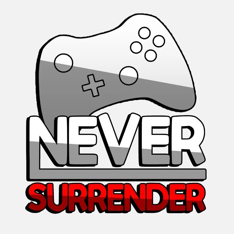 NEVER SURRENDER (Red) + Controller - Gaming