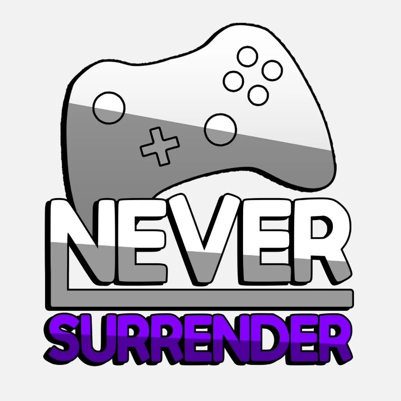 NEVER SURRENDER (Purple) + Controller - Gaming