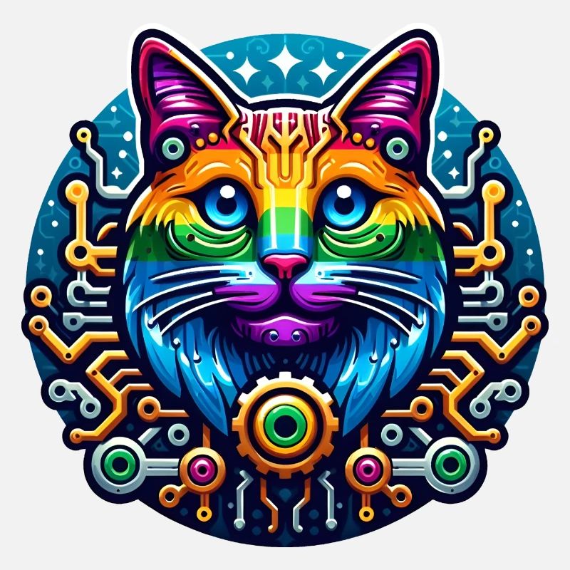 Mechanical Rainbow Cat