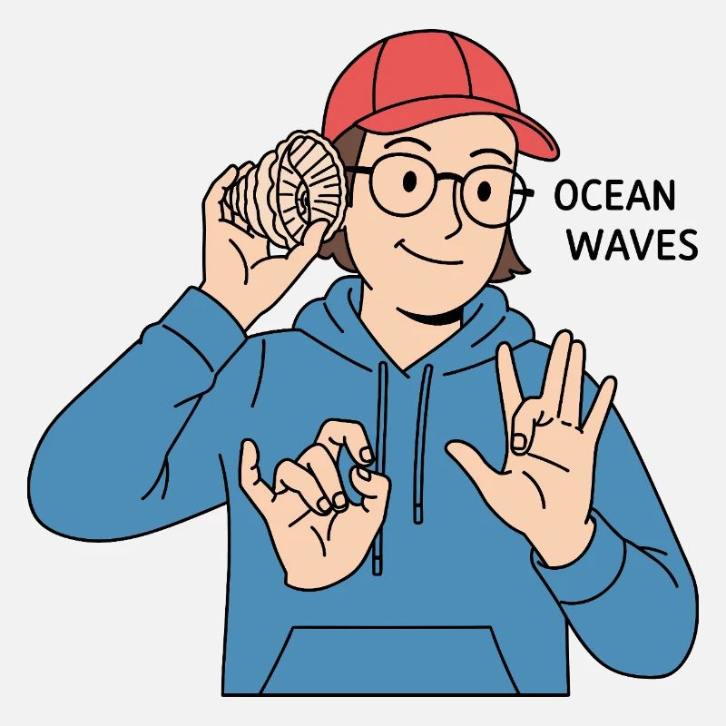 Sign Language Ocean Waves