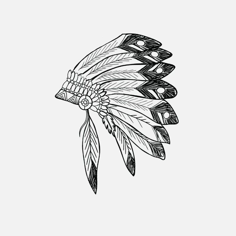 Coiffe Apache Guerrier Indien