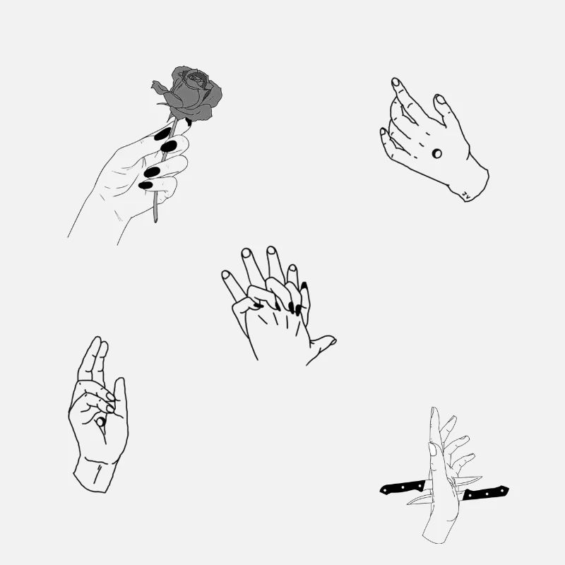 Composition des mains 2