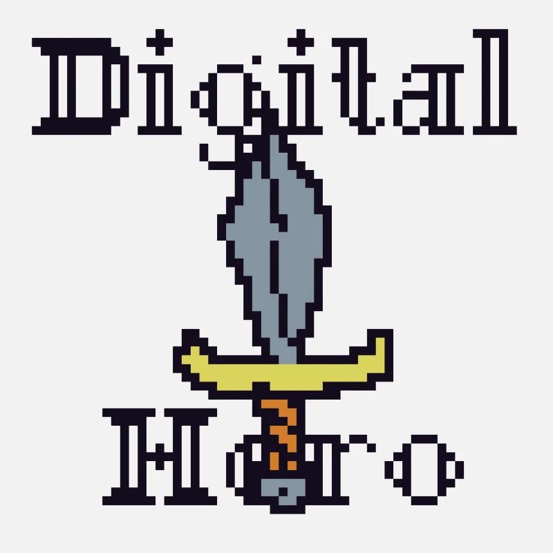 Épée de pixel, héros numérique