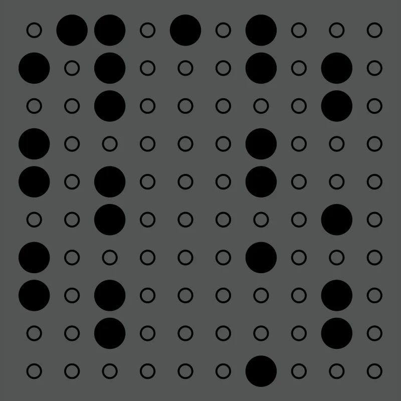 Nerdy Design "Primzahlen" bis 100, Version 2/prim