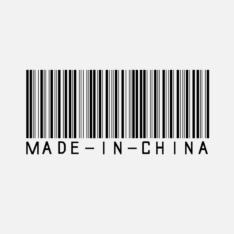 Fait en Chine code barre dénoncer mondialisation