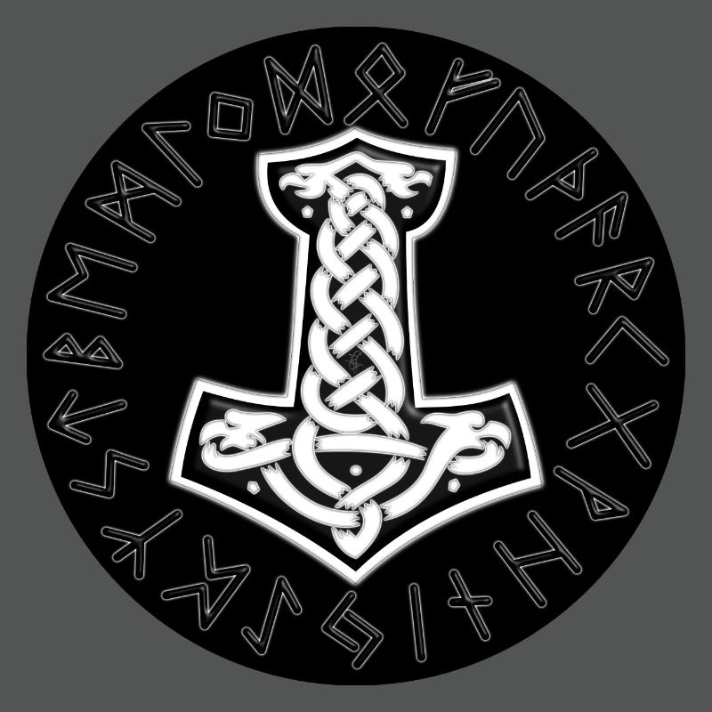 Mjölnir Celtic Runic Knot