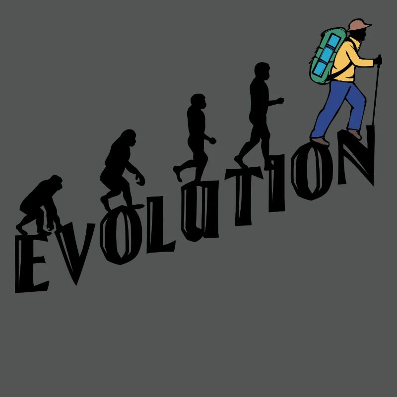 Hiking Evolution Hiker Hike Climbing