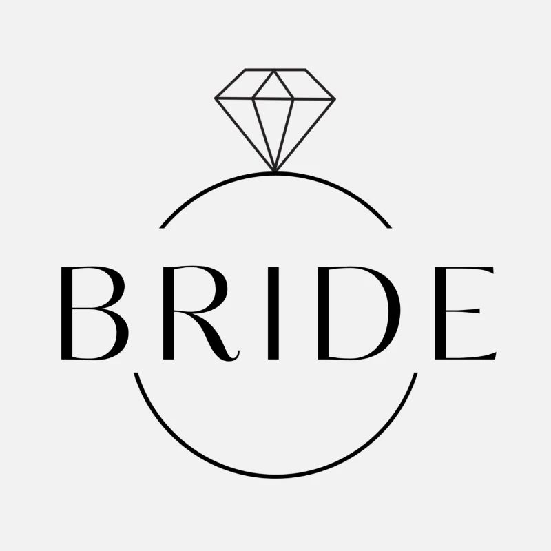 Team Bride Diamond Ring Personalizable
