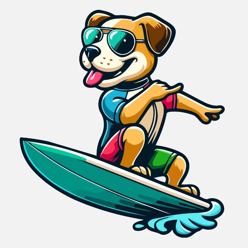 Copain de surf des vagues