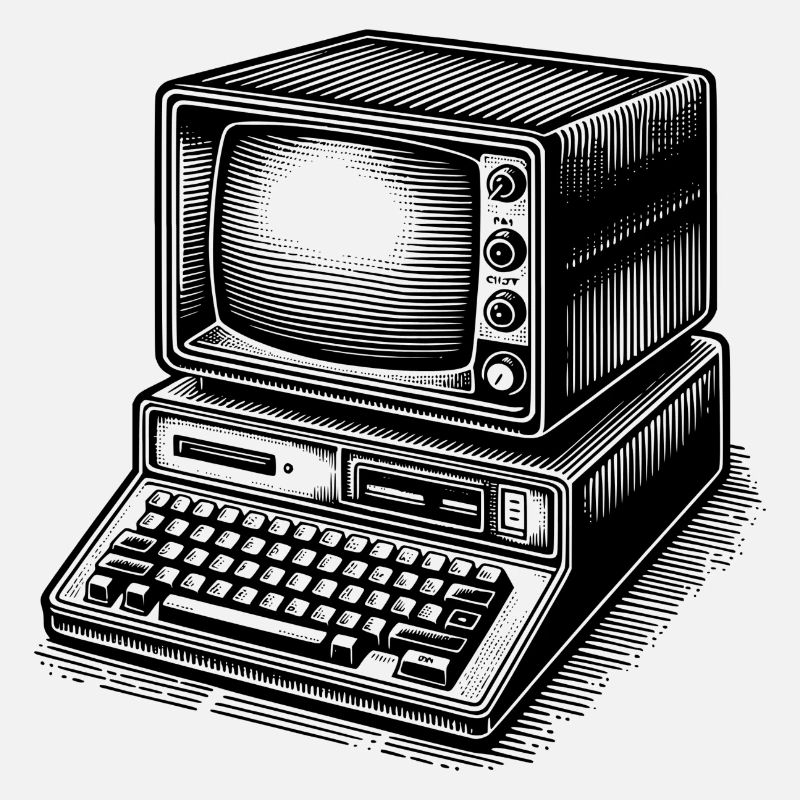 Klassischer Retro-PC
