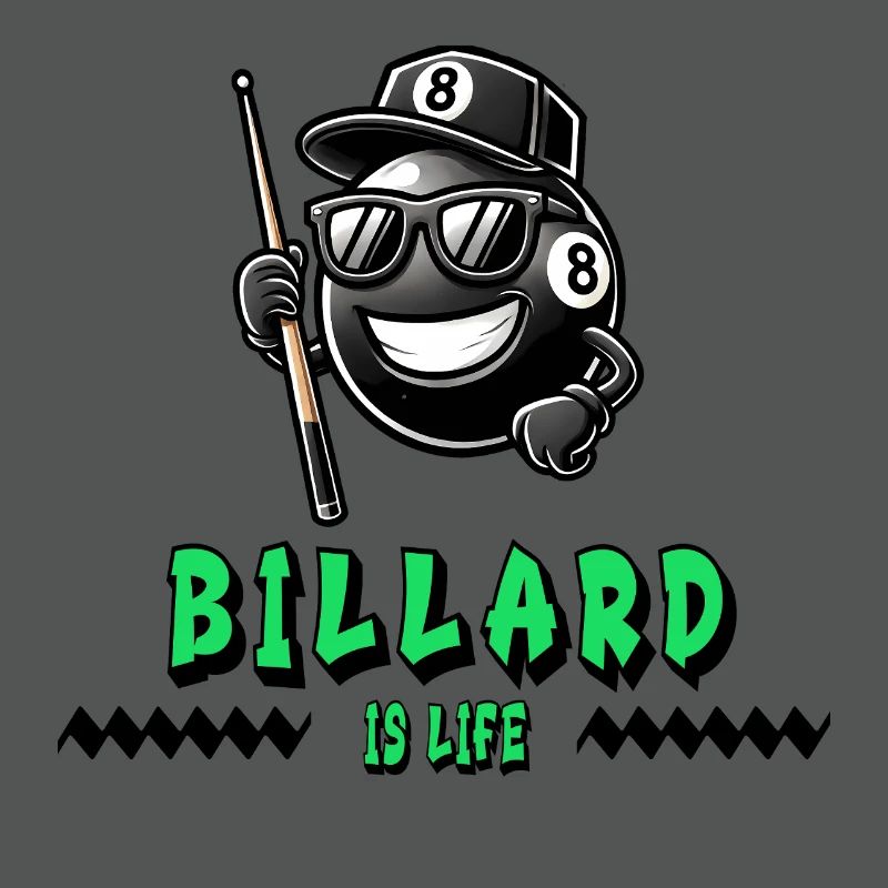 Billiards, c’est la vie - Conception cool à 8 boules