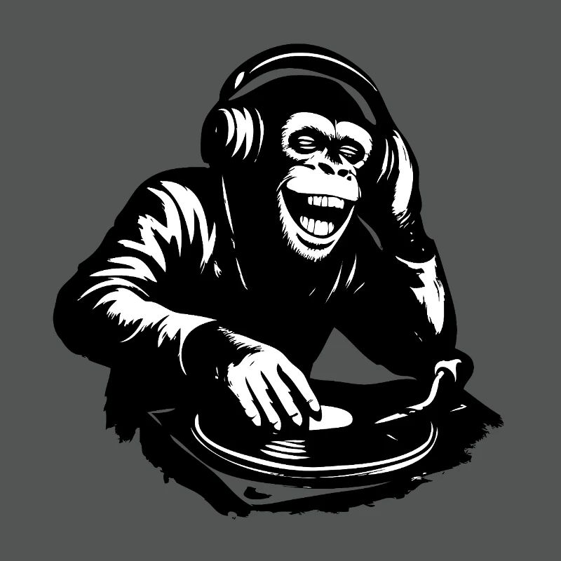 DJ The Monkey Danse à la Banksy
