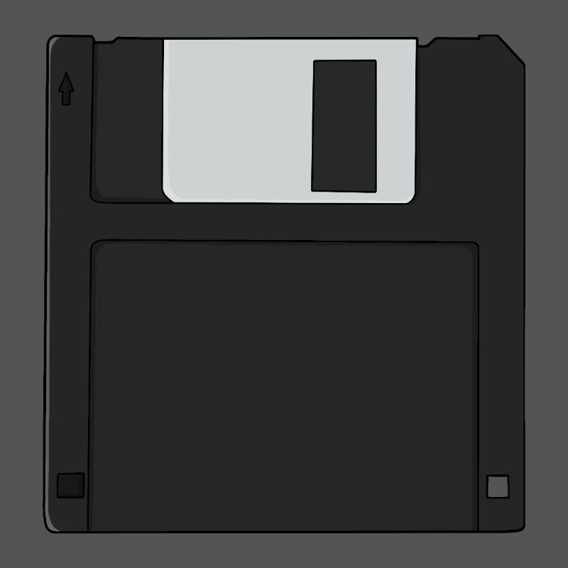 Nostalgic 3½ inch Diskette Retro Floppy Disk
