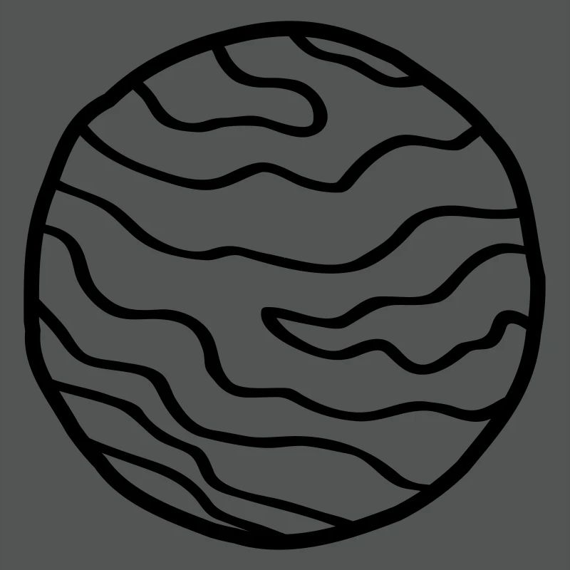Planète Simple Space Doodle