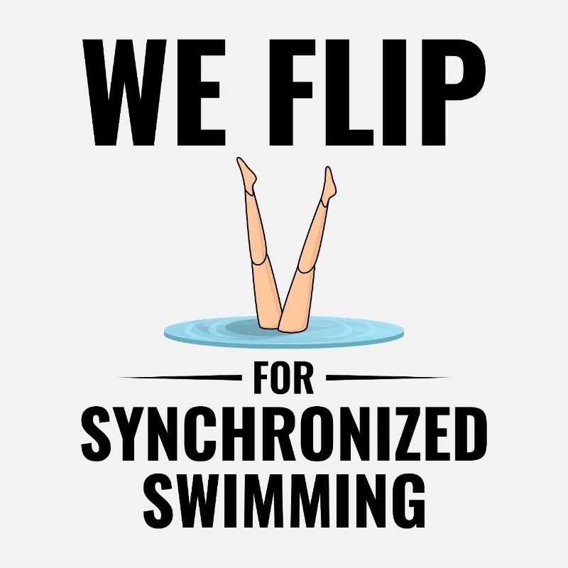 Humorous Legs Drowning Synchronized Swim