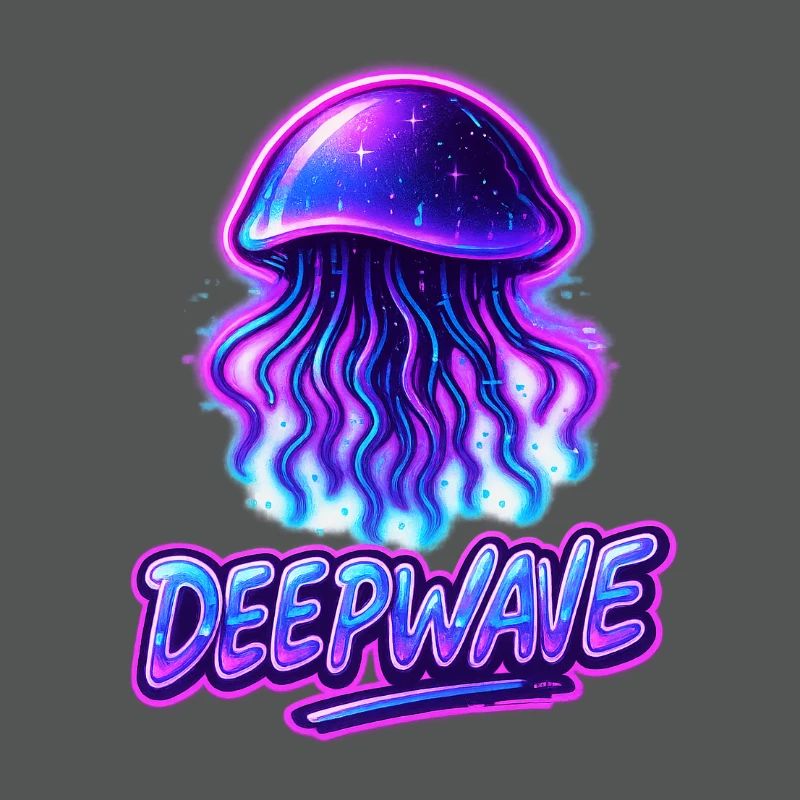 Conception de méduse néon Deepwave