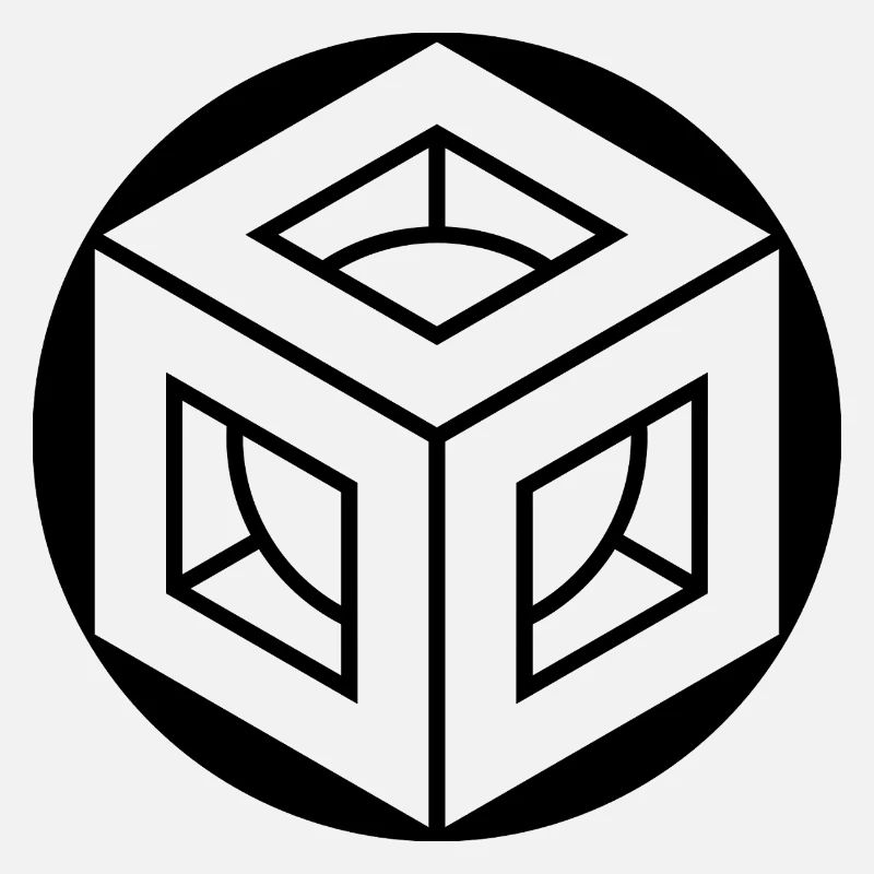Design du crop circle cube de Metatron
