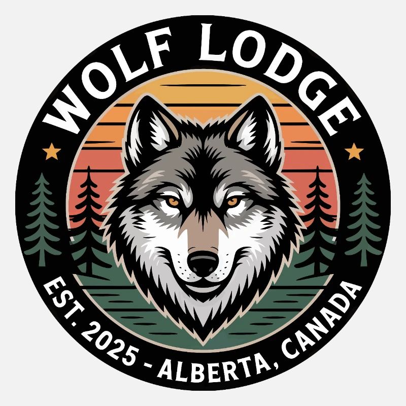 Wolf Lodge Alberta Emblem