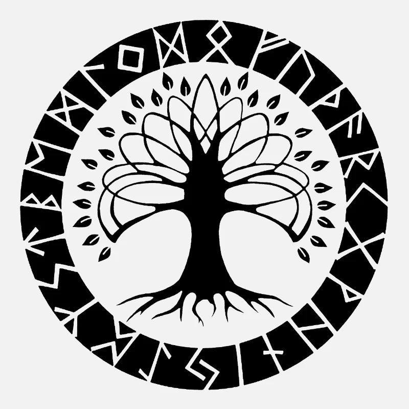 Black Runic Tree