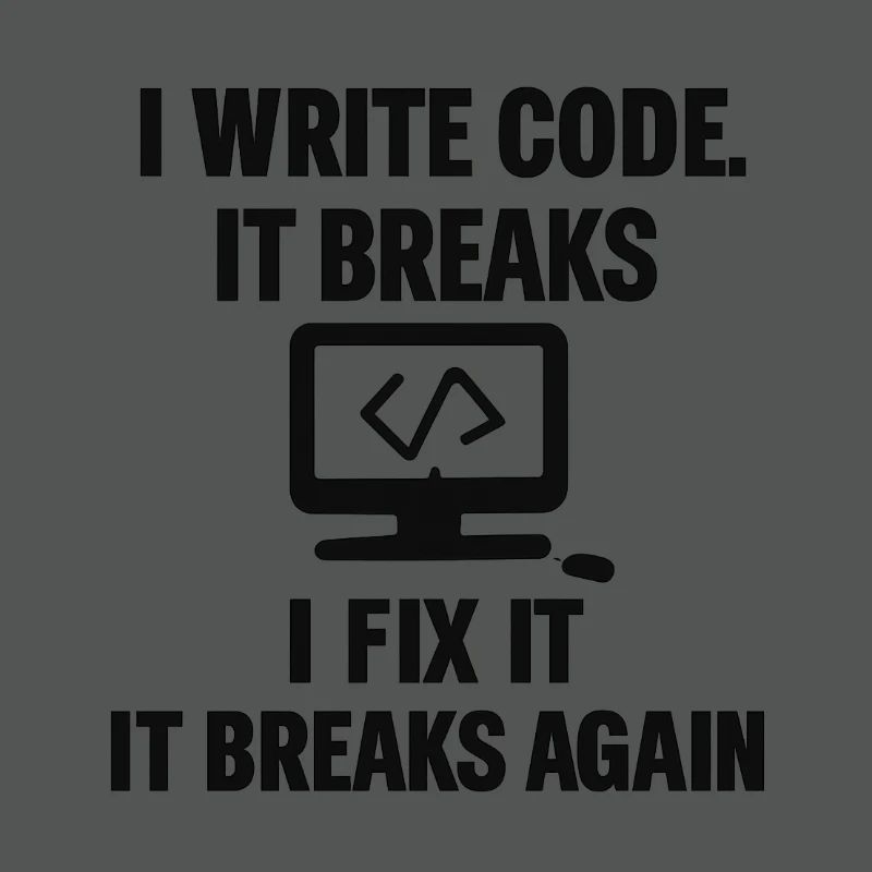 I Write Code – Funny Programmer T-Shirt