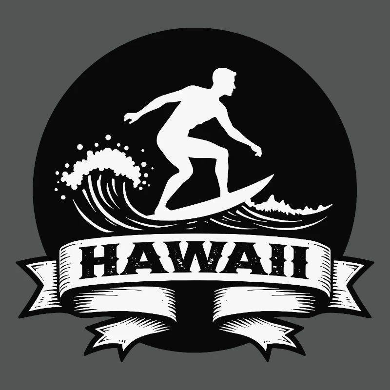 Surfer Hawaii Wave Banner