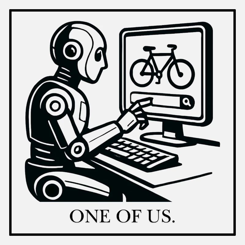 Conception robotique : Bicyclette sur un moniteur