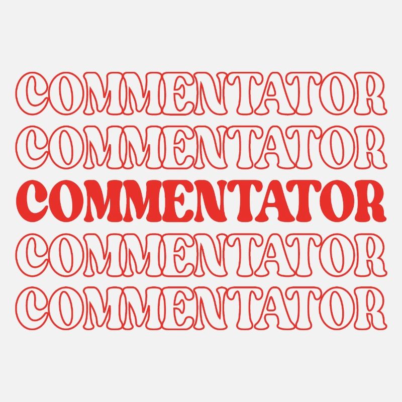 Commentateur Animateur Annonceur Diffuseur