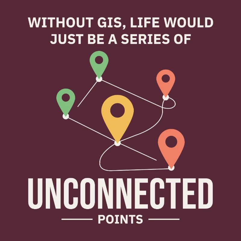 GIS Unconnected Points Map Data Analysis