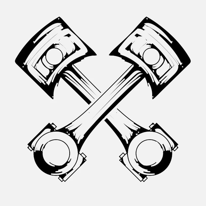 Car - Piston - Workshop - Engine - Garage