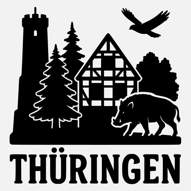 Silhouette Thuringe