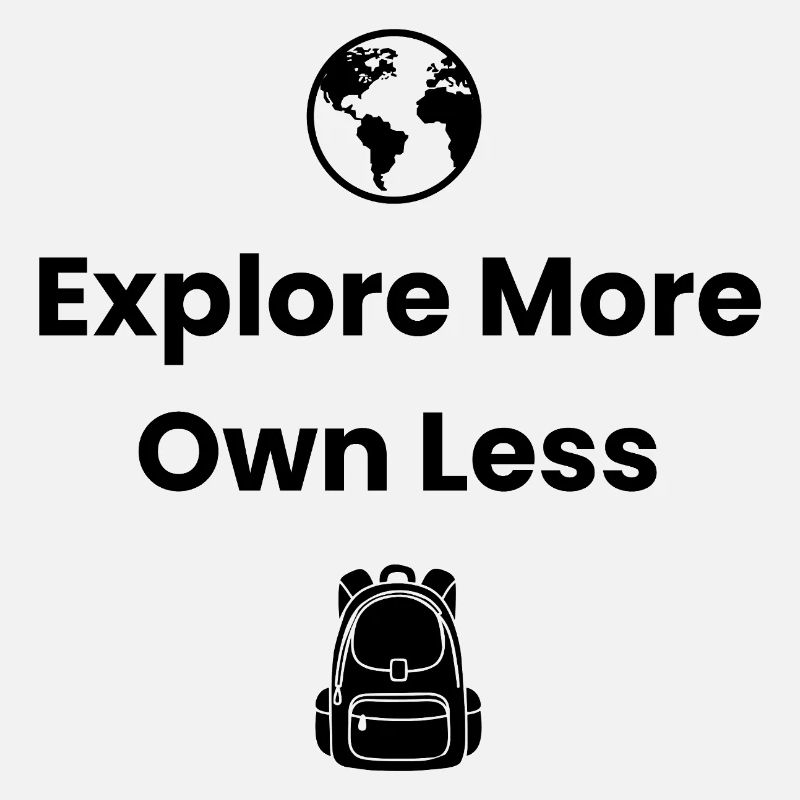 Explorez plus, possédez moins – Chemise d’aventure