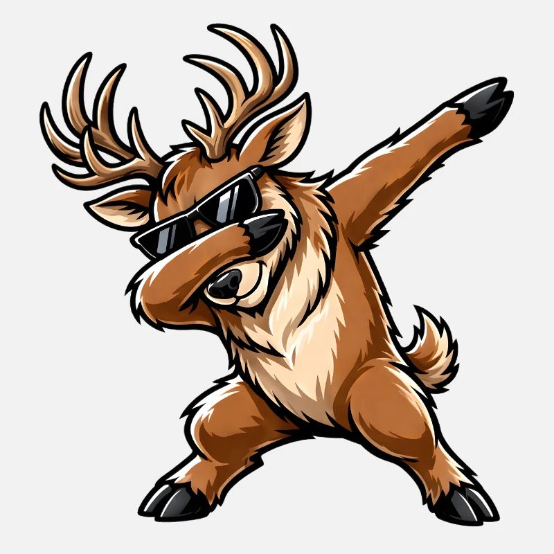 Dabbing Deer
