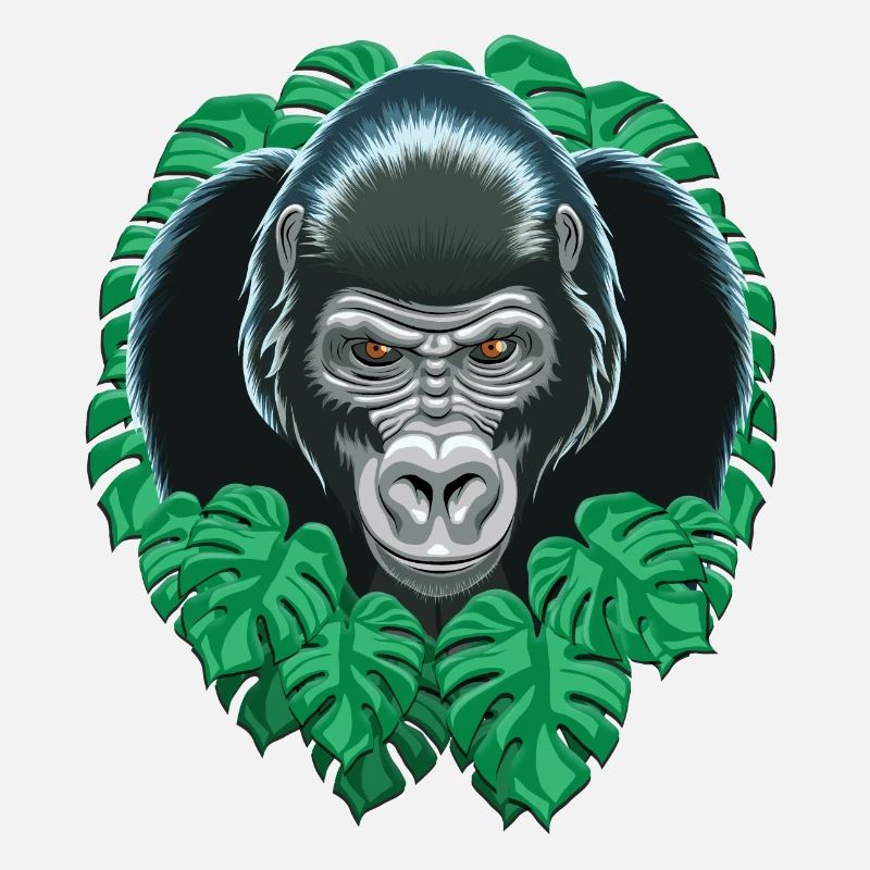 Gorilla-Kopf