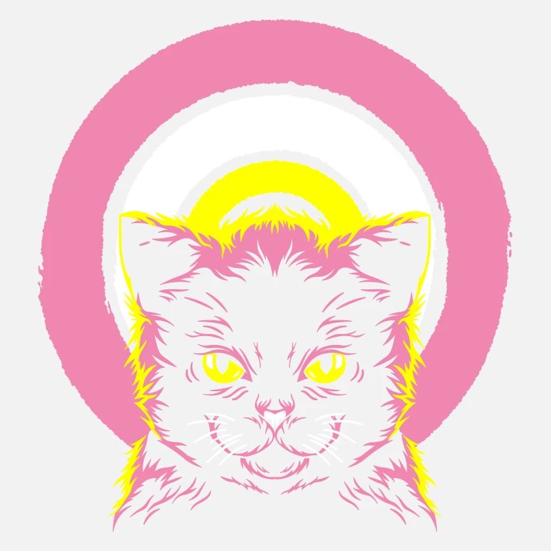 Silhouette de chat | Les couleurs peuvent être modifiées