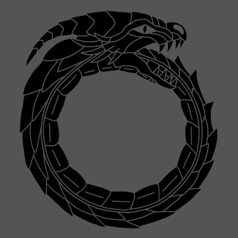 Dragon noir dévoreur